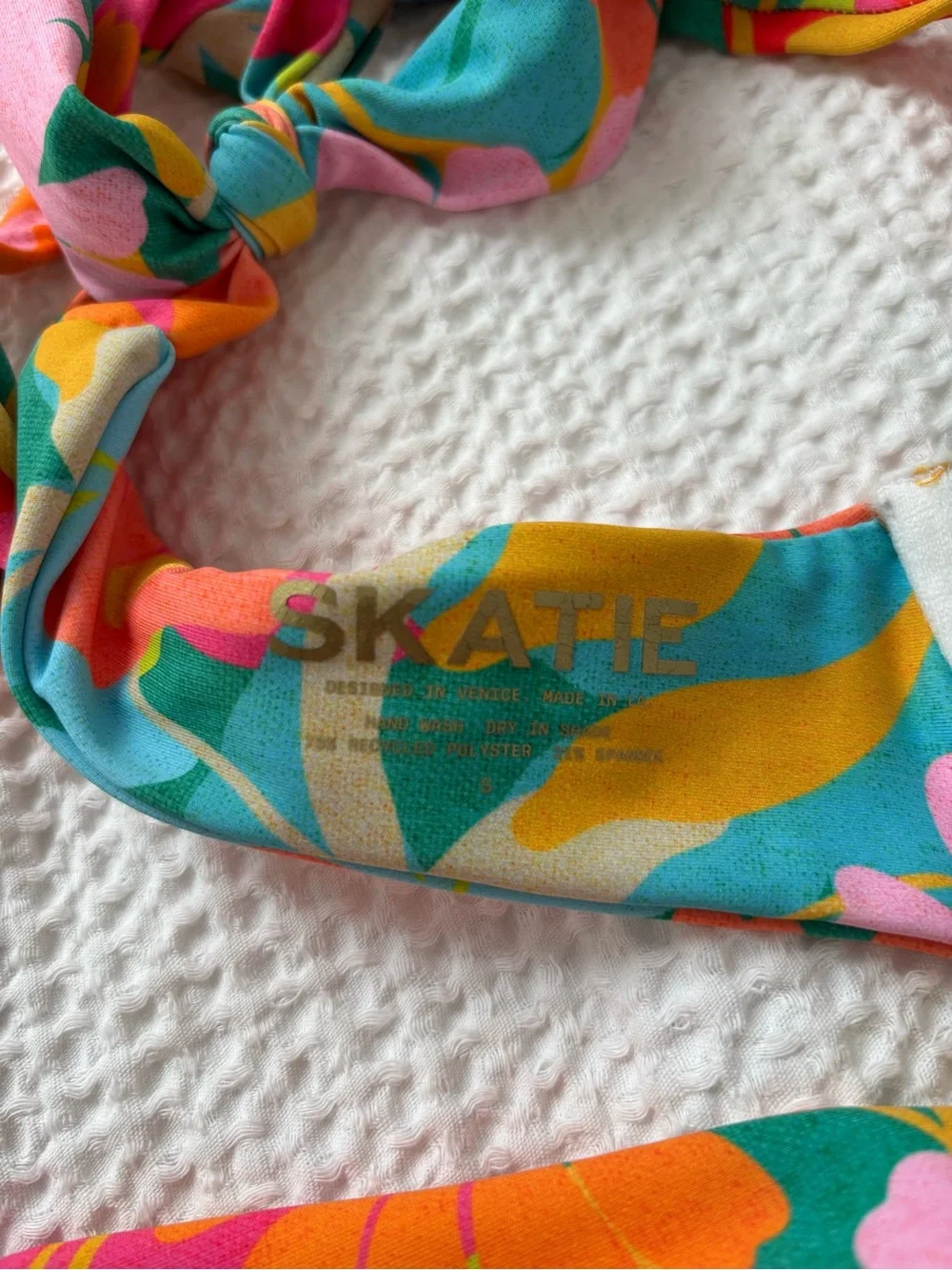 Skatie Flamingo Bikini set Dylan Bottoms Large and Lola Top Small - Picture 3 of 3